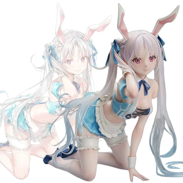 1/4 Bunny Mädchen Chris Aqua Blau, Native Anime Figur, sexy, Modell, Geschenk für Erwachsene