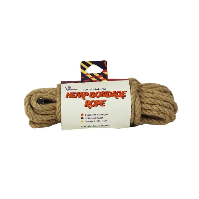 100 % Natürliches Bondage-Hanfseil – 10 Meter