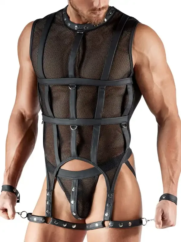 2-teiliges Bondage-Set, schwarz