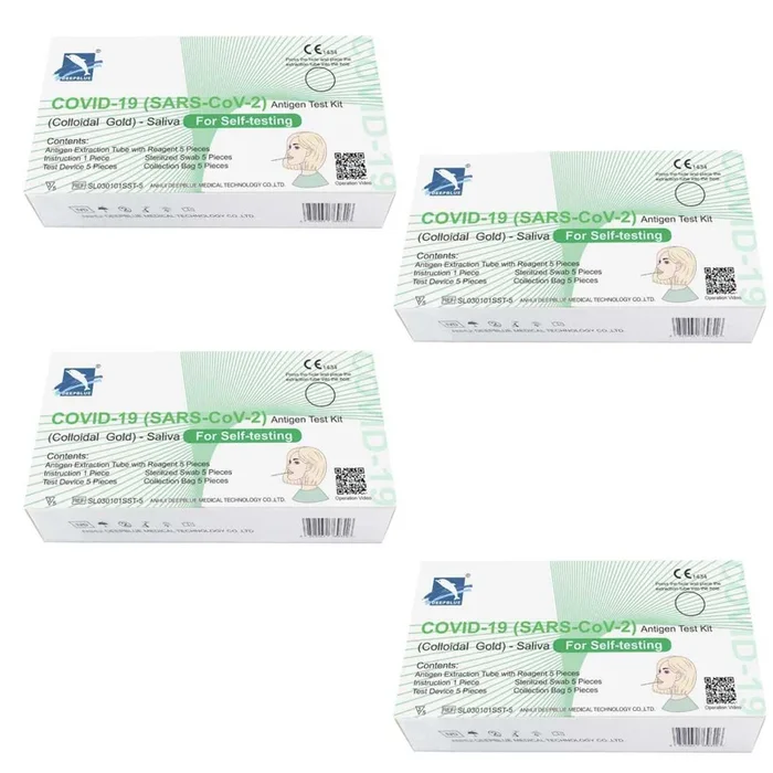 20 x Lollitest Corona Schnelltest Speicheltest SARS-Cov-2 Antigen Test Kit Selbsttest für Eigenanwendung