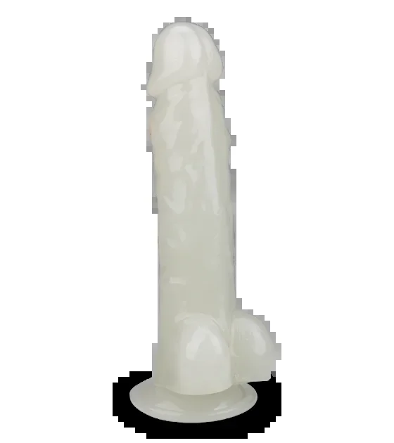 22,5 cm langer phosphoreszierender Saugnapf-Dildo Lumino