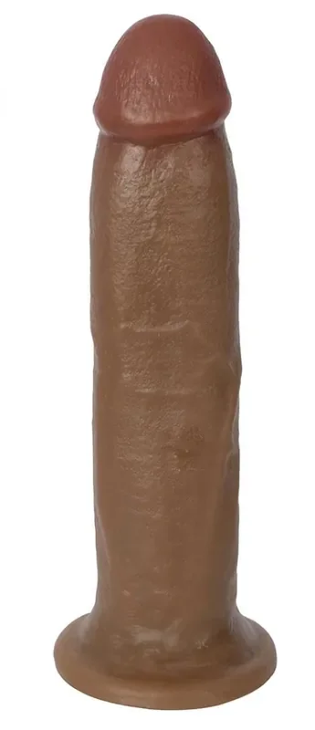22 cm Realistischer Dildo mit Saugnapf – Braun