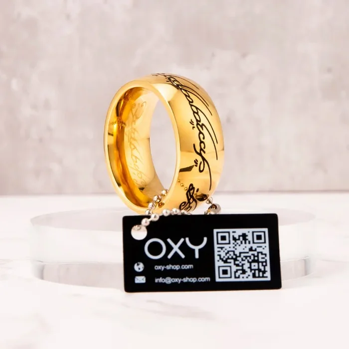24K Gold „One to rule them all“ Glans Ring