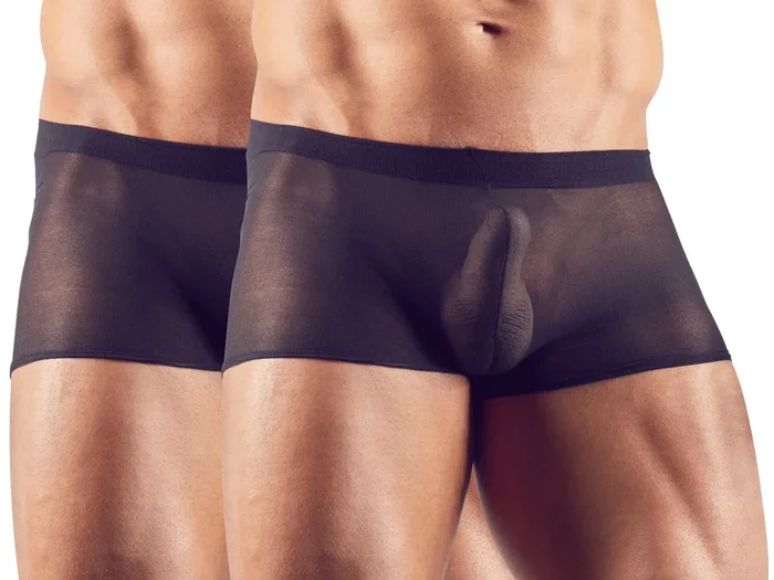 2er-Pack zerreißbare Boxershorts JOY DUO Schwarz