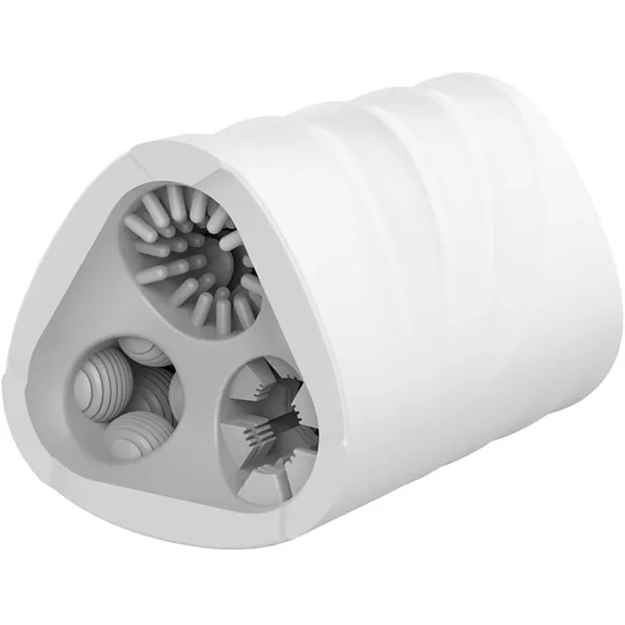 3 Pussy Passagen Realistischer Penis Eichel Stimulator Masturbator mit 10 Vibrationmodi