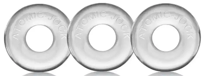 3er-Pack Mini Cockrings Oxballs transparent
