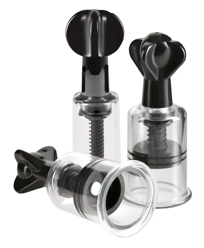 3er-Pack Nippel-Ohrstöpsel Fetish Suckers – Durchmesser 25mm