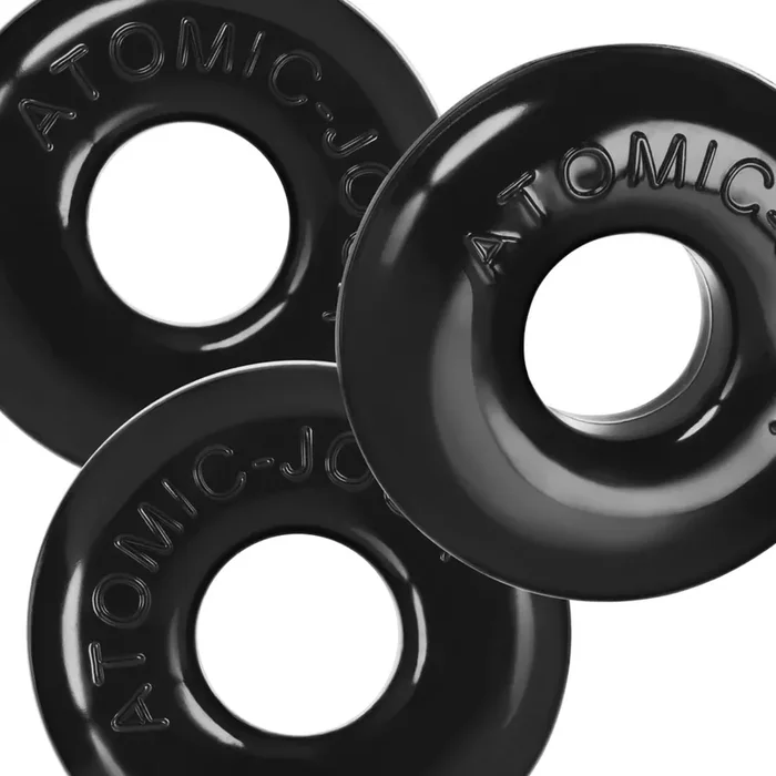 3er-Set Cokrings Ringer Max 20 mm Schwarz