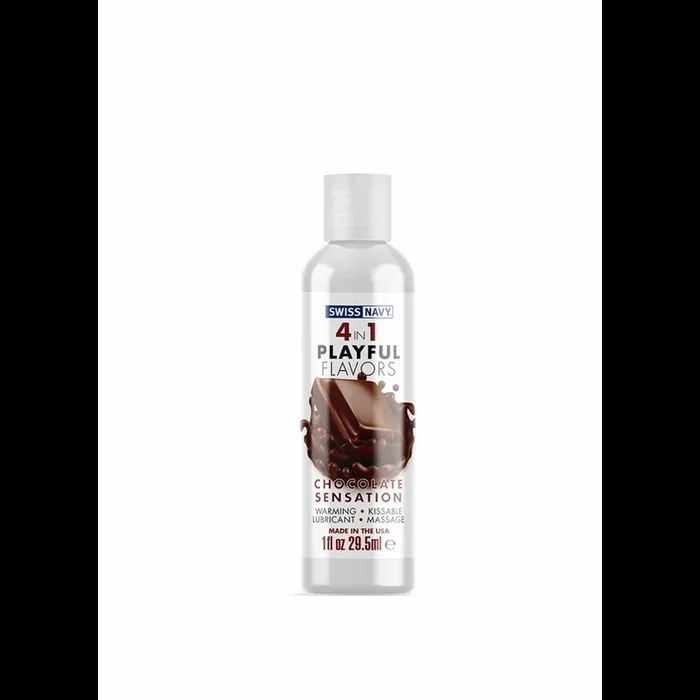 4 In 1 Lubricant with Chocolate Sensation Flavor