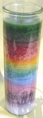7-Tage Kerze ‘Sieben Farben‘