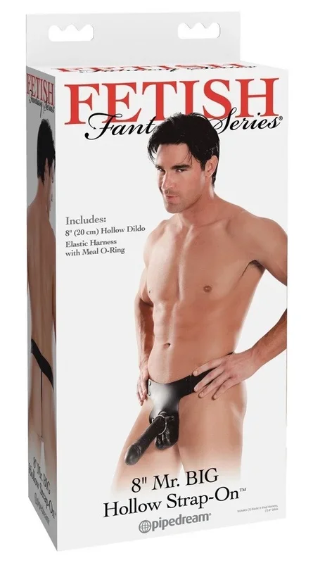 8″ Mr. BIG Hollow Strap-on