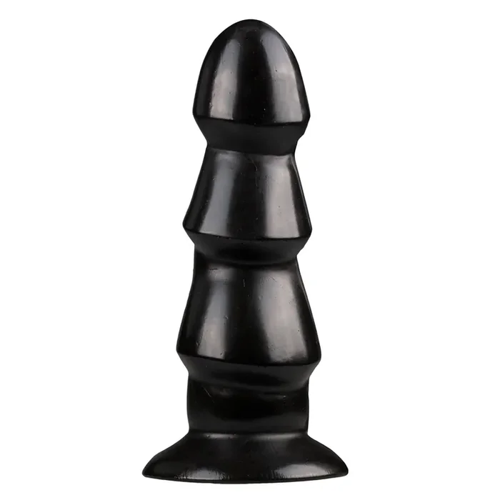 All Black – Schwarzen Analdildo mit Rippen