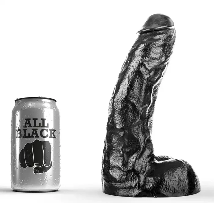 All Black Dildo XXL 25,5 x 6,5 cm