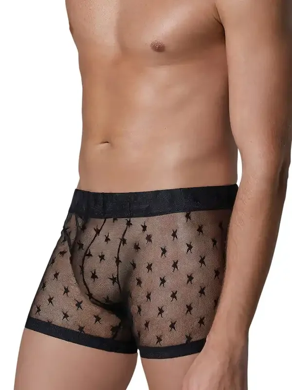 Allure Luca Star Netz-Short, schwarz