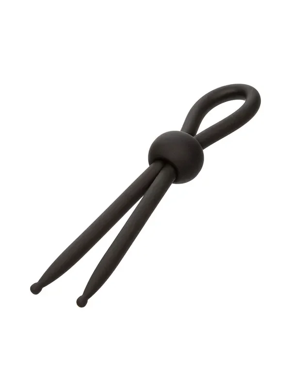 Alpha Liquid Silicone Lasso Penisschlaufe, schwarz