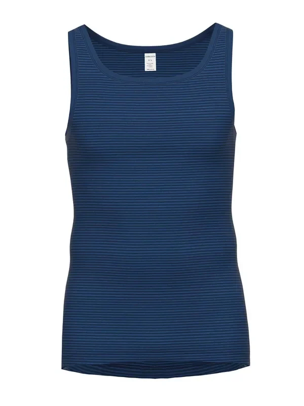 Ammann Jeans Feinripp Unterhemd, dunkelblau