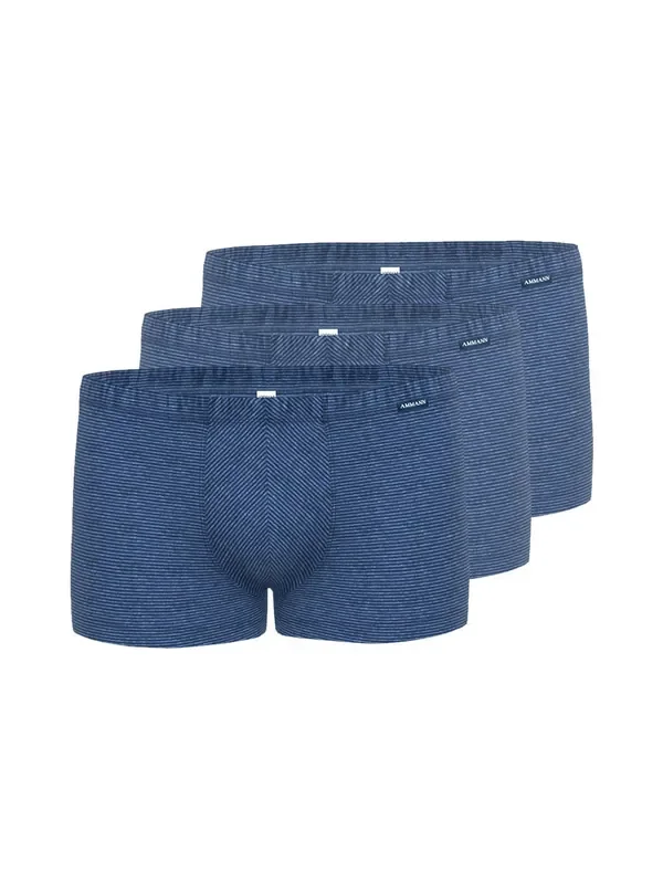 Ammann Jeans Retro Short 3er Pack, dunkelblau