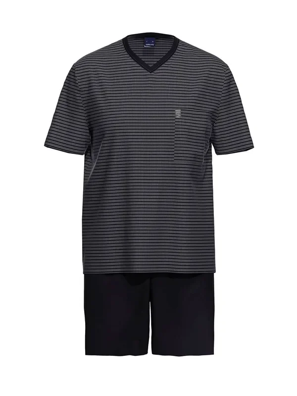 Ammann Nightwear Pyjama kurz, anthrazit