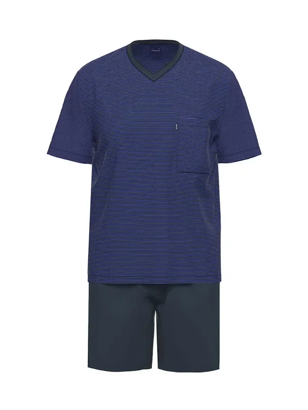 Ammann Nightwear Pyjama kurz, dunkelblau