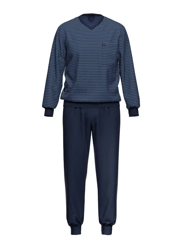 Ammann Nightwear Pyjama lang, blau
