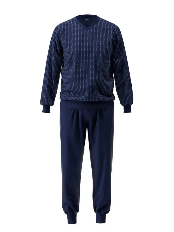 Ammann Nightwear Pyjama lang, dunkelblau