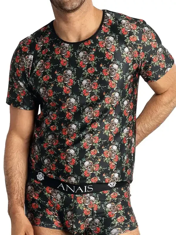 Anais for Men Power T-Shirt, schwarz/bunt