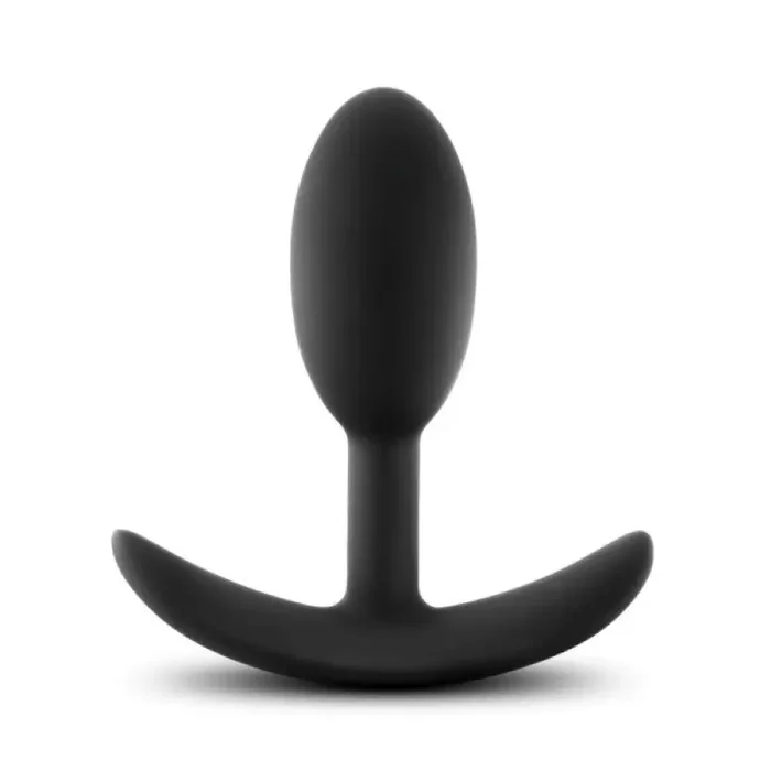 Anal Adventures Platinum – Silicone Vibra Slim Plug – Klein