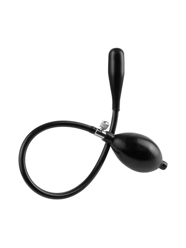 Anal Fantasy Inflatable Silicone Ass Expander Analballon, schwarz