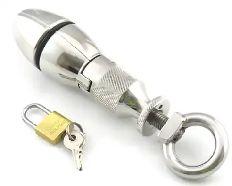 Anal-Keuschheitsstecker Ass Lock 11 x 6 cm