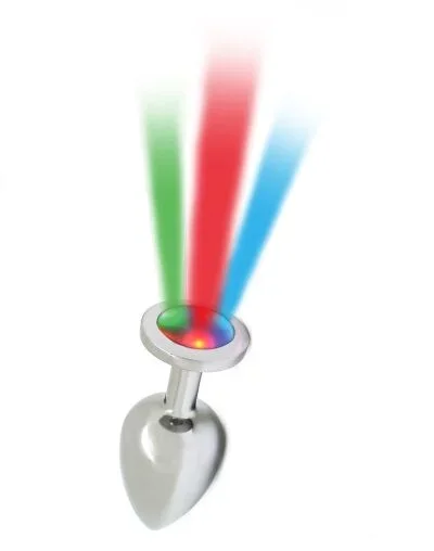Anal-Plug mit LED-Lichtern