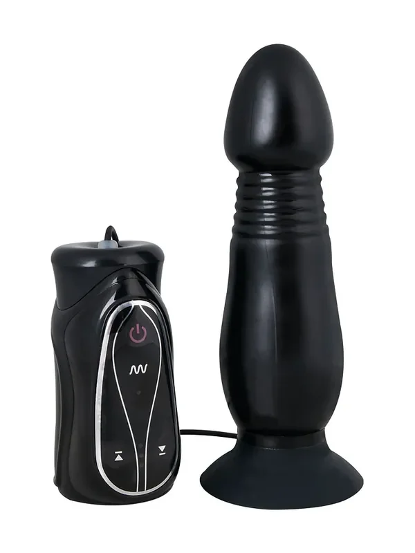 Anal Pusher Vibro-Analplug, schwarz