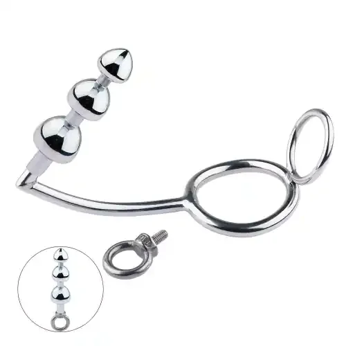 Analdildo mit Cockring (Durchmesser 50mm)