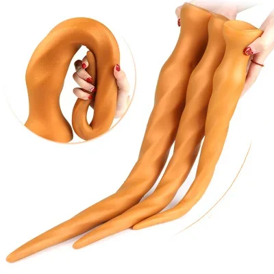 Analdildo Soft&Long (Farbe: Schwarz, Grösse: S)