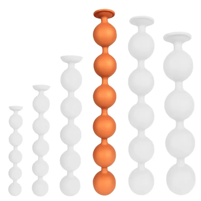 Analkugeln Bulby Butt XL 50 x 6,7 cm Orange