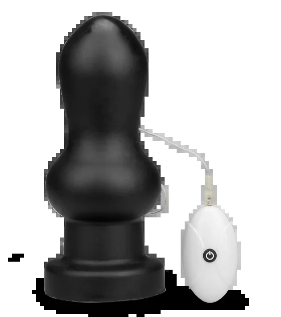 Analplug mit Saugnapf und Vibration Harlem