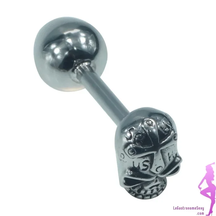 Analplug Rosebud – Totenkopf – Metall
