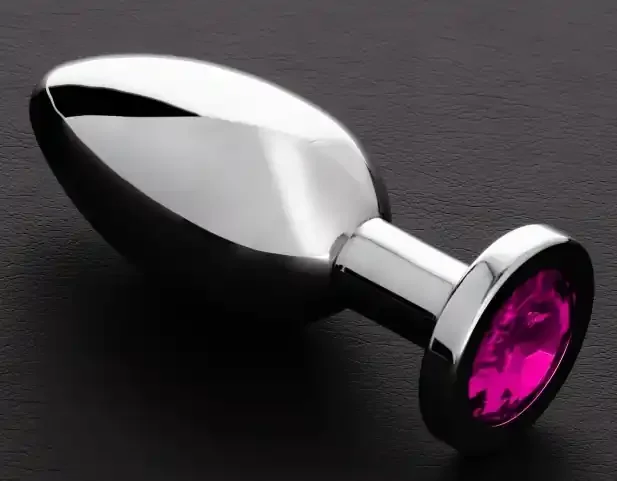 Analschmuck-Plug Butty L 9 x 3.8cm Pink