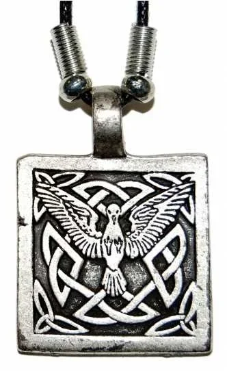 Anhänger – Quadrat mit Tribal