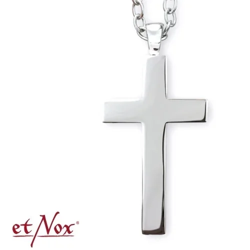 Anhänger ‚Big Plain Cross‘ Edelstahl