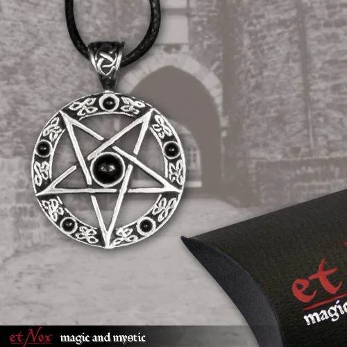 Anhänger ‚Black Pentagramm‘