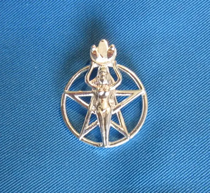 Anhänger Pentagramm mit Göttin