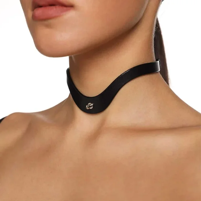 ANOESES Cuir Collier LIV Noir