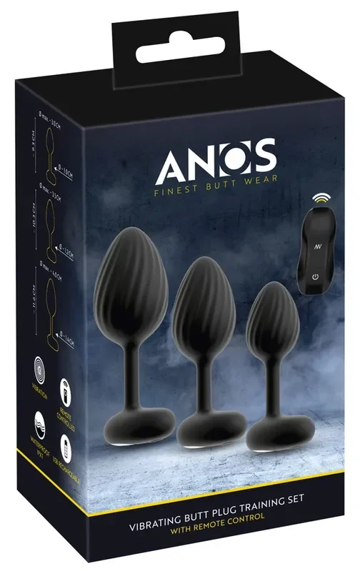 ANOS Vibrating Butt Plug Train