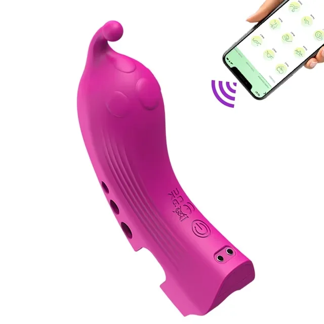 App-gesteuerter Finger-Vibrator Orgasmus Massagegerät mit 9 Vibrationen