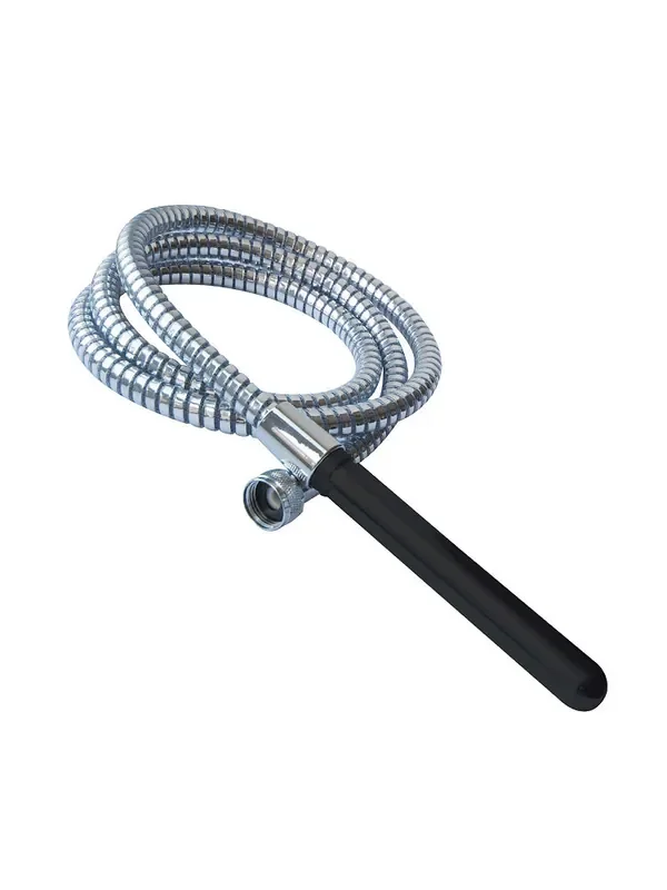 Aqua Stick Alu-Intimduschstab mit Schlauch, schwarz