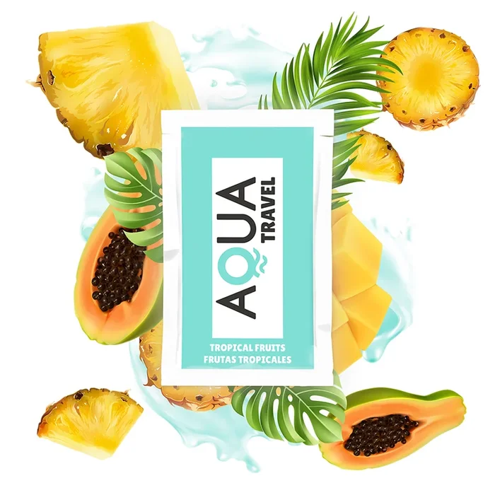 AQUA TRAVEL TROPICAL FRUITS AROMA SCHMIERMITTEL AUF WASSERBASIS – 6 ML
