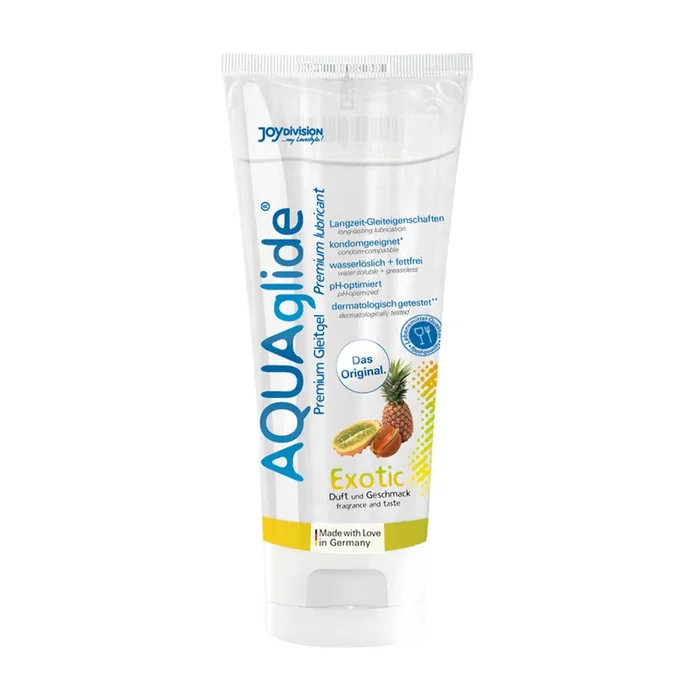 AQUAglide Neutral – Flavored Waterbased Lubricant – Exotic – 3 fl oz / 100 ml