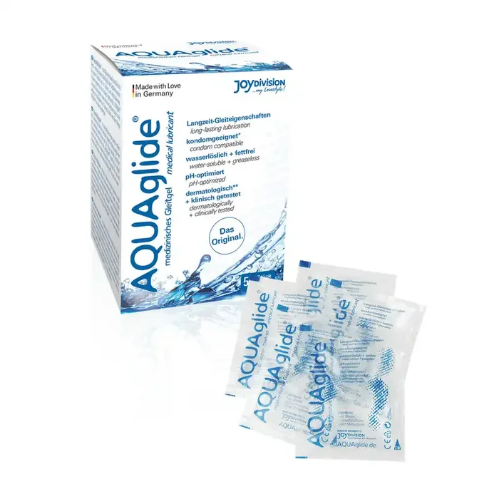 AQUAglide Neutral – Waterbased Anal Lubricant – Single Porions – 50 Pieces á 0.1 fl oz / 50 Pieces á