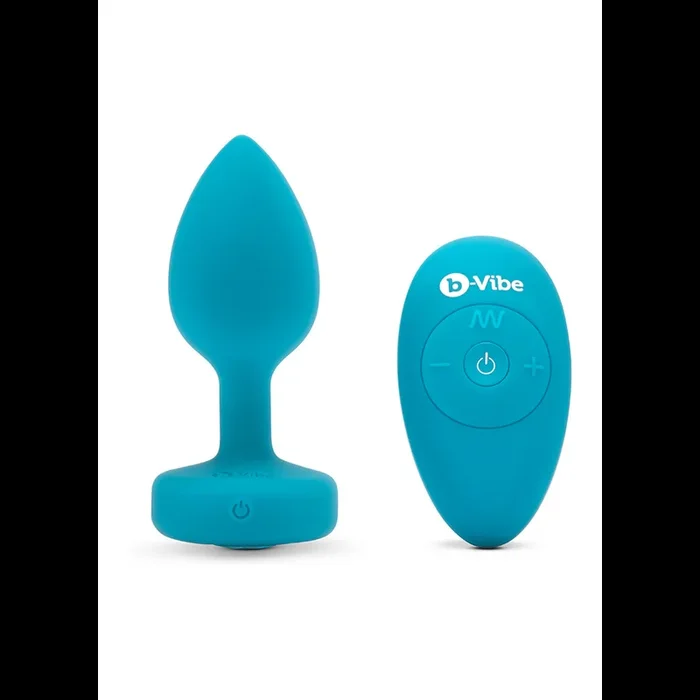 Aquamarine – Vibrating Butt Plug – S/M