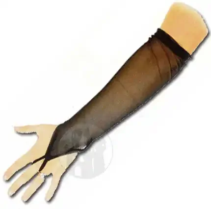 Armstulpen aus Netz mit Fingerschlaufe